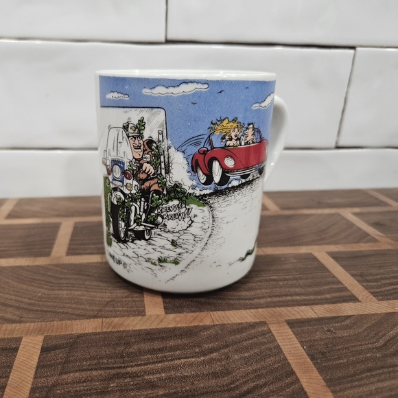 Comic Strip Style Funny Cop Quota Ceramic Coffee Tea Mug - Picture 4 of 4